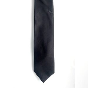Calvin Klein Black Silk Skinny Tie